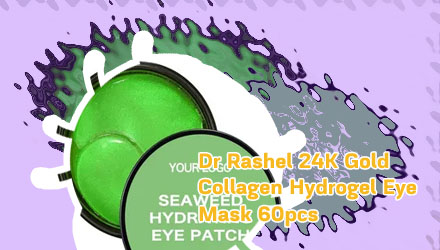 24k collagen hydrogel eye patches