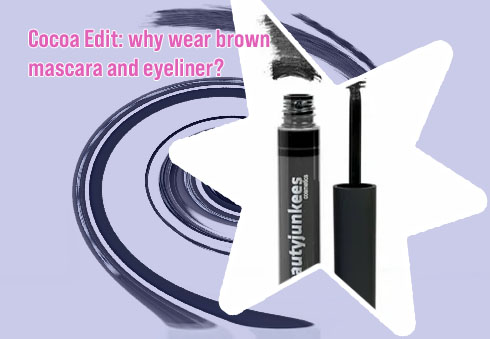 Brown mascara look