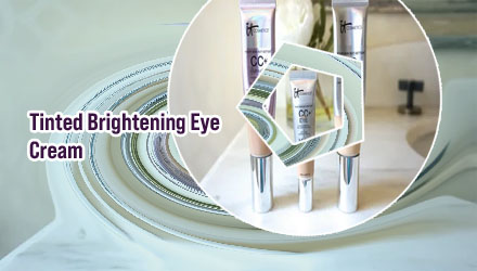 Color correcting eye cream