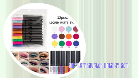 Colored liquid eyeliner set