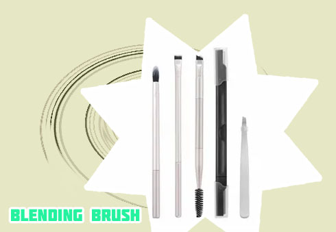Eyebrow blending brush