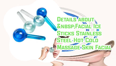 Facial massage ice globes