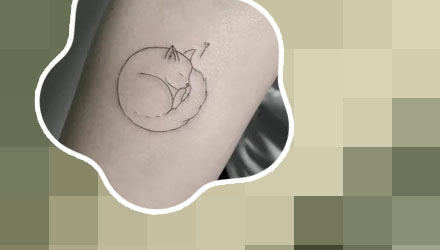 Kitten mini tattoo liner